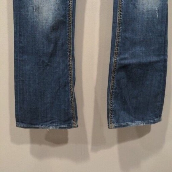 Rock Revival Women's Tullia Jean Bootcut Size 28 Embellished Flap Pocket Medium - Picture 4 of 14